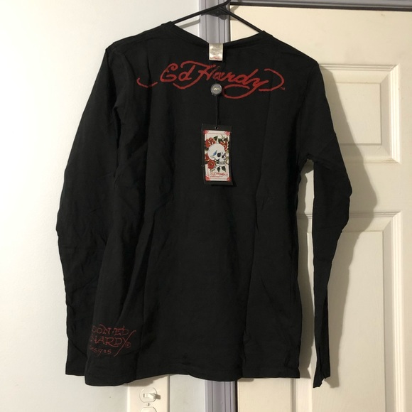 Ed Hardy long sleeve tee Medium - Picture 2 of 2